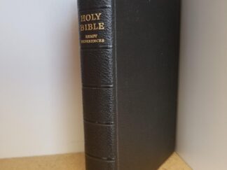 1950 --- Holy Bible with Ready References --- Black Bendable Leather Binding --- Teacher's Edition  [LDS]