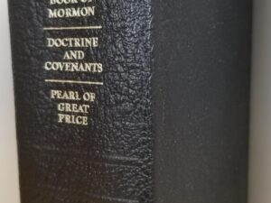 1987 — Quadruple Combination — Black Bendable Leather Binding — Tab Indexing on Page Edges