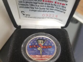 Betty Boop Brilliantly Uncirculated Quarter --- In Original Box --- #09214