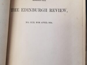 1854 — Mormonism: Reprinted from The Edinburgh Review, No. CCIL for April 1854 — Softcover