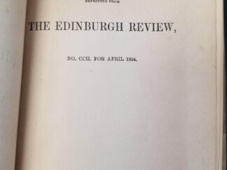 1854 — Mormonism: Reprinted from The Edinburgh Review, No. CCIL for April 1854 — Softcover