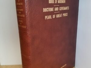 1977 — Triple Combination — Brown Bendable Leather Binding