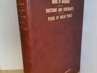 1977 --- Triple Combination --- Brown Bendable Leather Binding