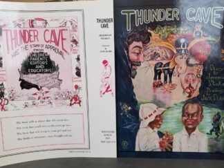 Dust Jacket Only! --- Thunder Cave --- by Jeremiah Stokes / Illustrations by Jack Sears --- NOT THE BOOK, JUST A BRAND NEW DUST JACKET