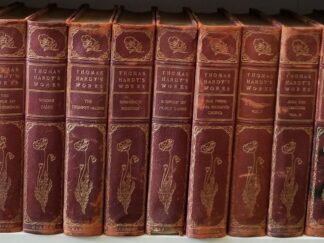1905 --- 19 Volume Partial Set --- Thomas Hardy's Works --- 3/4 Leather Bindings