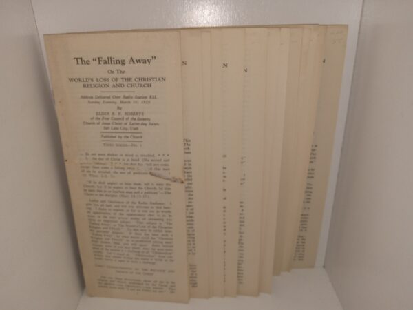 16 Issues of The “Falling Away” Or The World’s Loss of the Christian Religion and Church Pamphlets