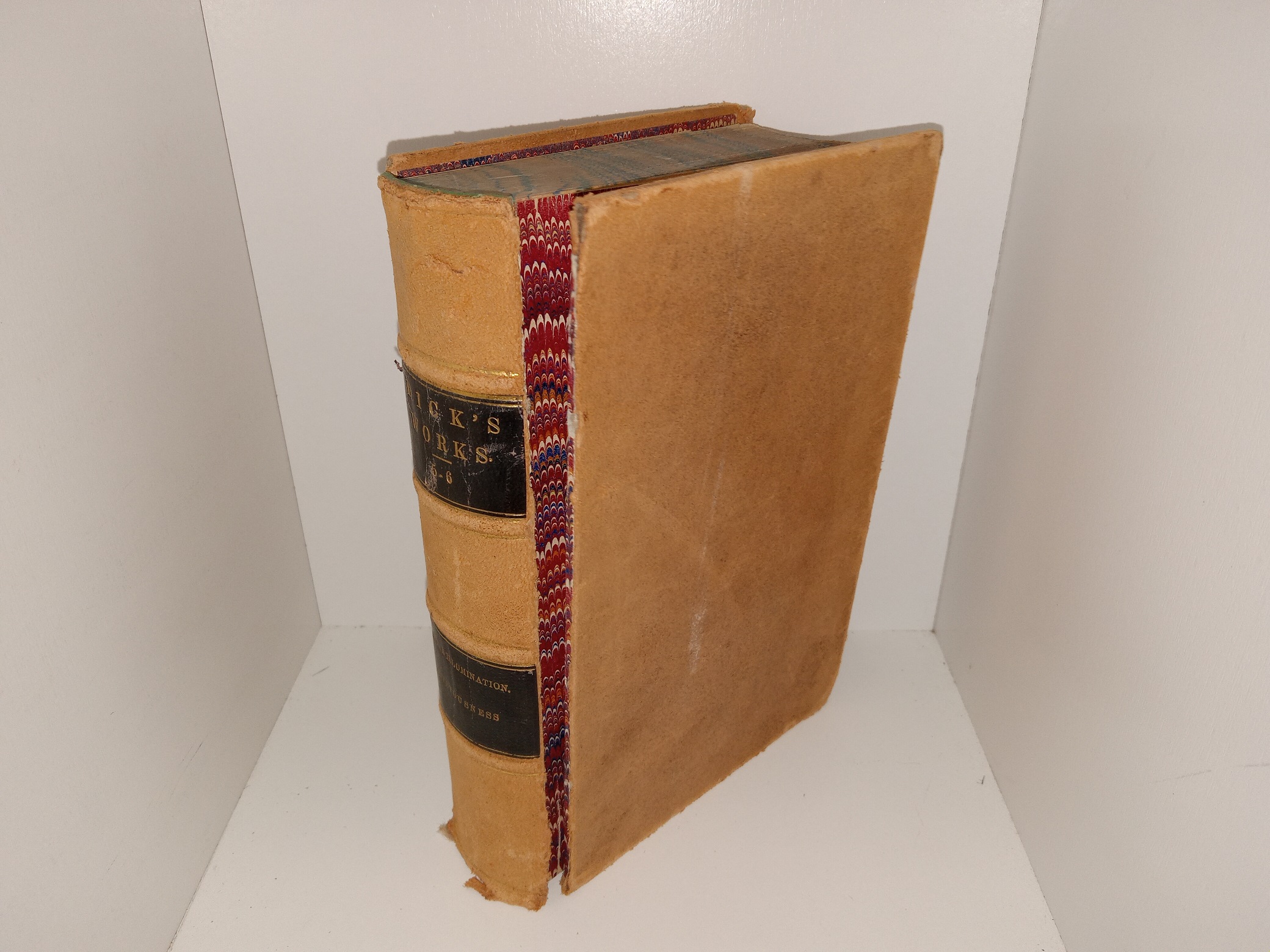 Dick’s Works: 5-6 (Suede Leather) (1869) ~ by Thomas Dick LL.D.