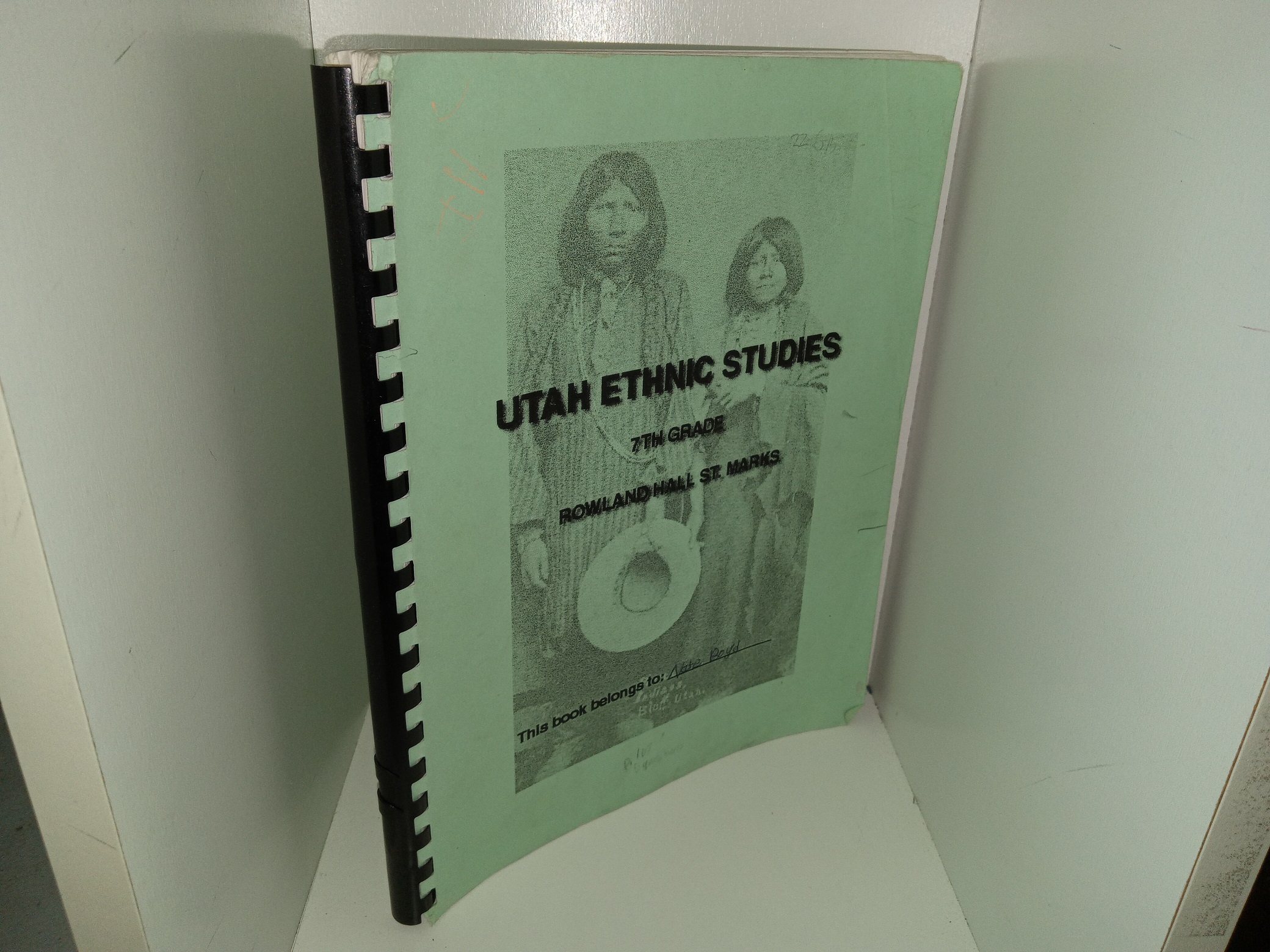 Utah Ethnic Studies: 7th Grade, Rowland Hall St. Marks (1998)