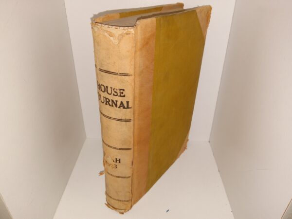 House Journal: Utah, 1923 (3/4 Leather) (1923)