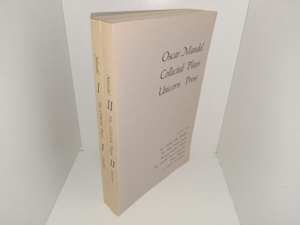 Oscar Mandel Collected Plays Unicorn Press 2 Vol. Set (1970, 1972)
