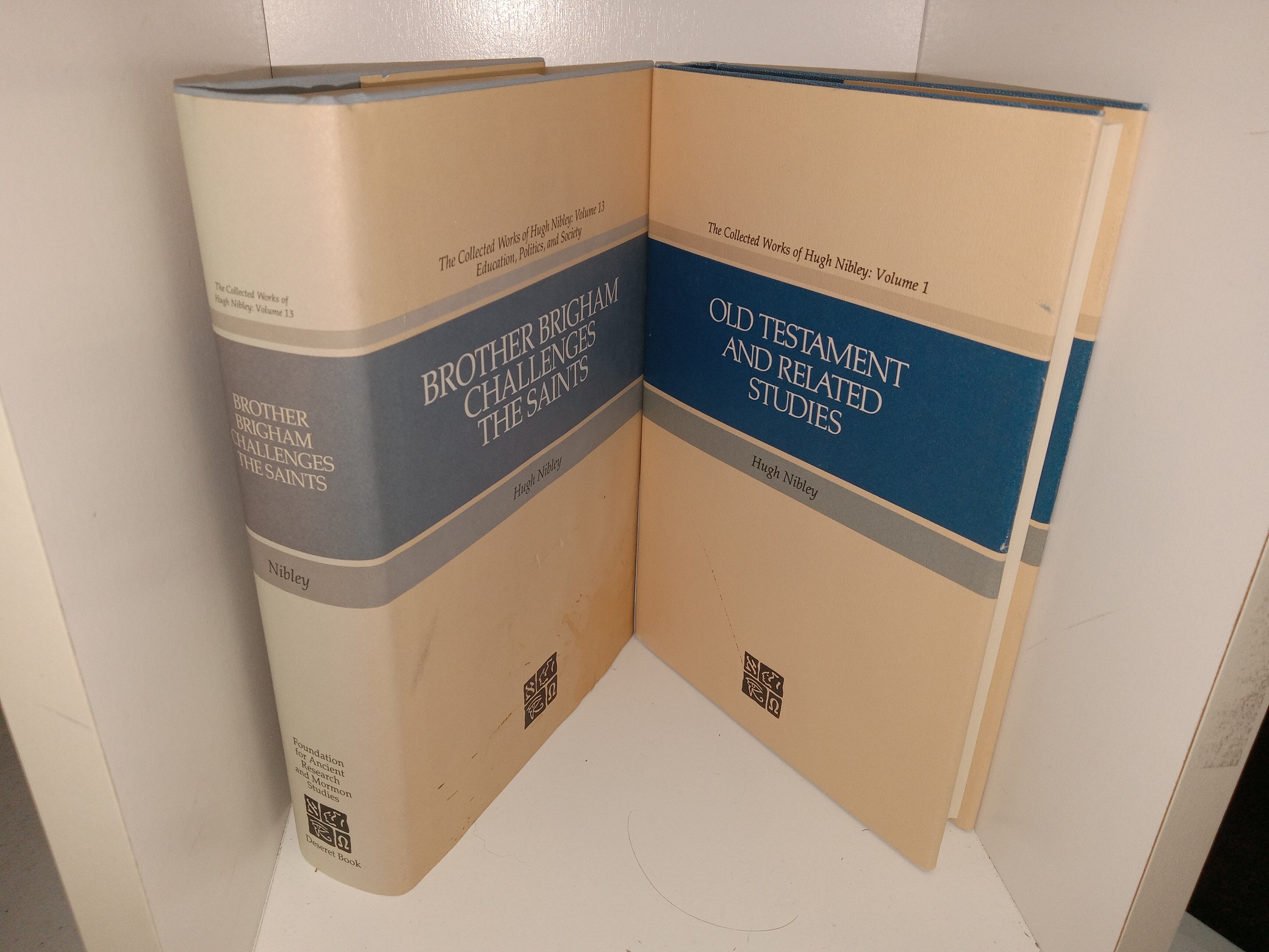 2 LDS Books by Hugh Nibley: Brother Brigham Challenges the Saints / Old Testament and Related Studies (See Details)