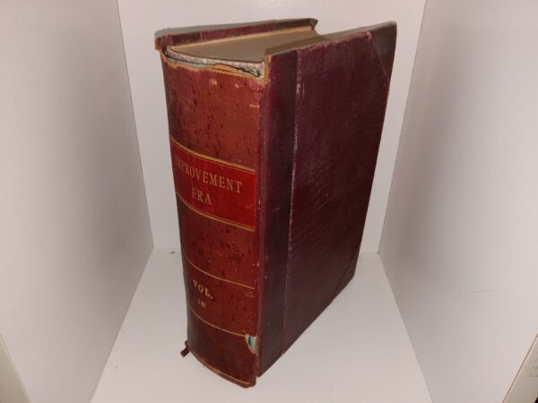 Improvement Era: Vol. 8, 1905 (The Spine is Mislabeled as Vol. 18) (3/4 Leather) (1905)