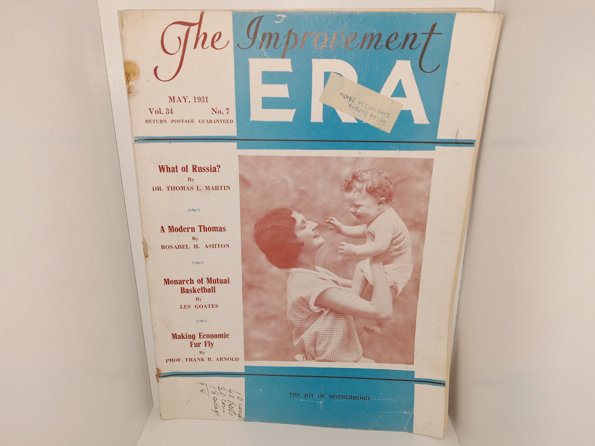 The Improvement Era: Vol. 34, No. 7, May, 1931 (Magazine) (1931)