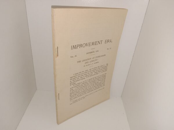 Improvement Era: Vol. 9, No. 11, September, 1906 (1906)