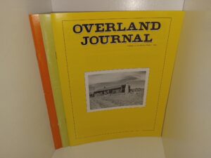 3 Miscellaneous Issues of Overland Journal: Quarterly Journal of the Oregon-California Trails Associations