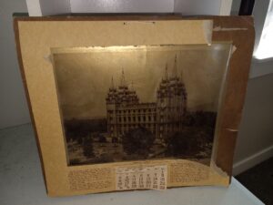 Salt Lake Temple Picture and Mini-Calendar (1944)