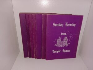 8 Sunday Evening from Temple Square Booklets (See Details)