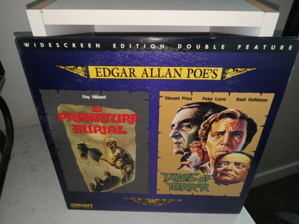 Edgar Allan Poe’s The Premature Burial/Tales of Terror (2 LaserDiscs) (1962)