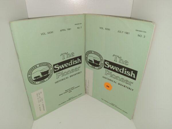 2 Issues of The Swedish Pioneer Historical Quarterly