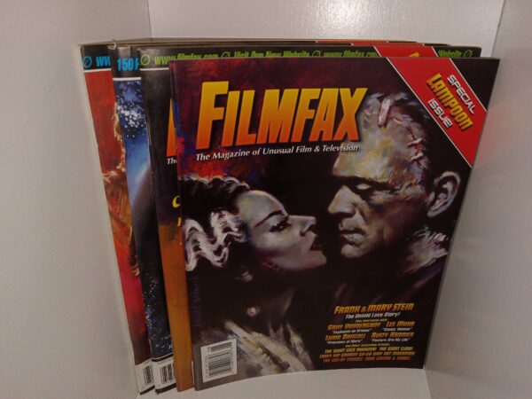 4 Issues of Filmfax: The Magazine of Unusual Film & Television (See Details)