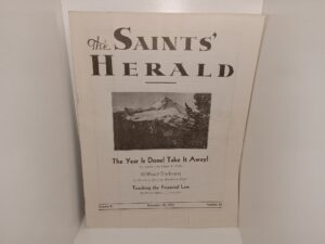 The Saints’ Herald: Vol. 81, No. 52, December 25, 1934 (1934)