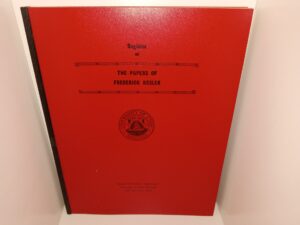 Register of The Papers of Frederick Kesler (1979) ~ Curated by Everett L. Cooley, and Edited by Margery W. Ward
