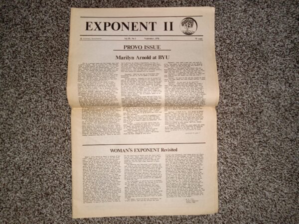Exponent II: Vol. 3, No. 1, September, 1976 (Newspaper) (1976)