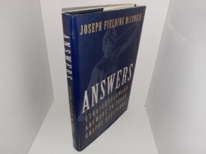 Answers: Straightforward Answers to Tough Gospel Questions (1998) ~ by Joseph Fielding McConkie