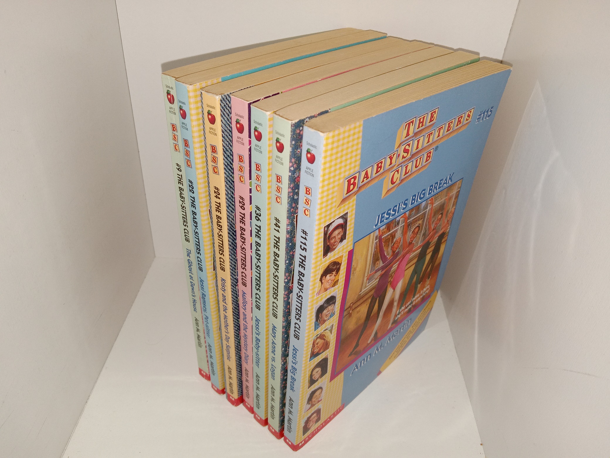 7 The Babysitters Club Novels by Ann M. Martin (See Details)