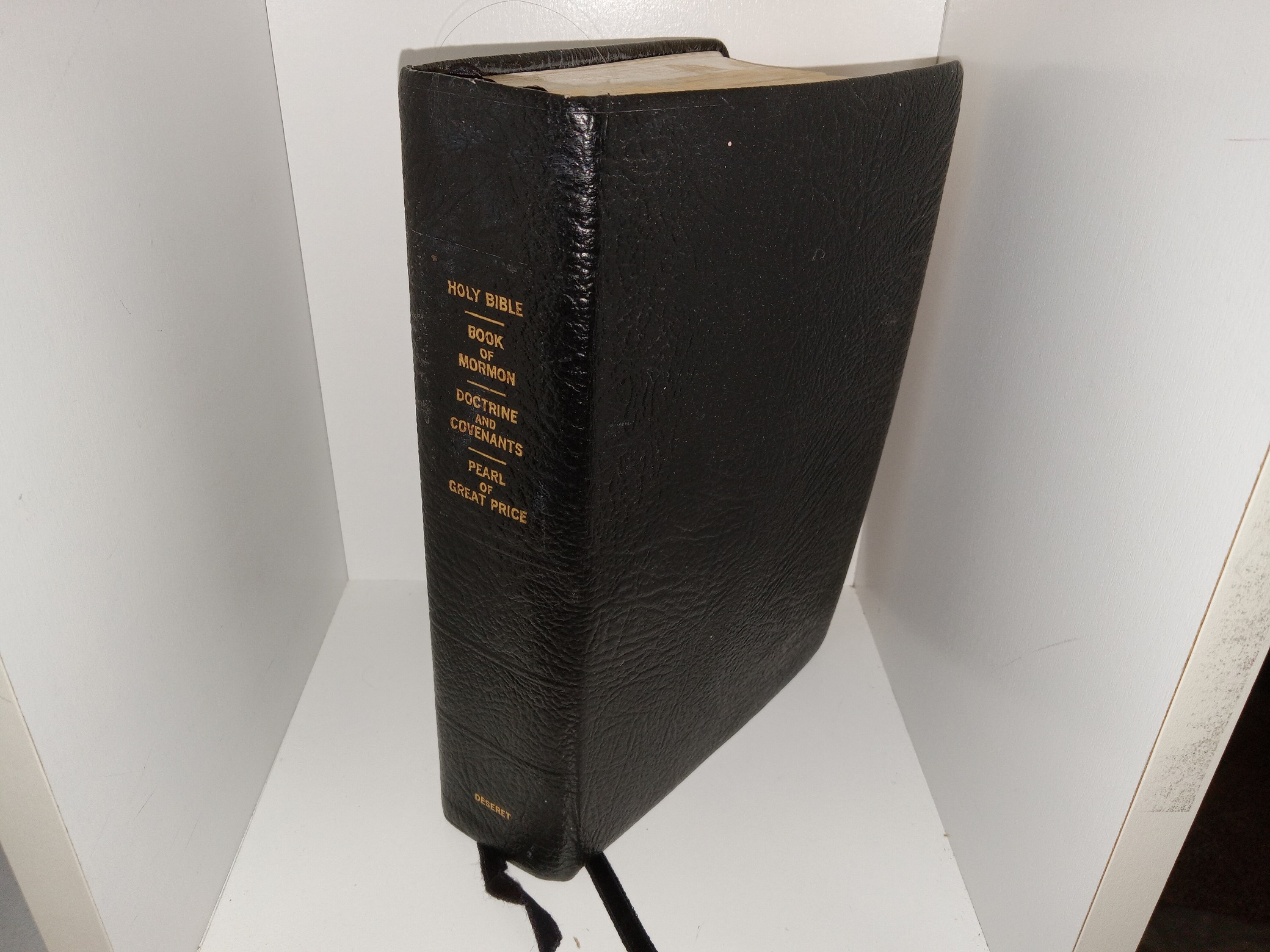 LDS, Black Leather, Quadruple Combination (1977) - Eborn Books