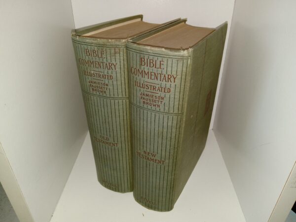 Bible Commentary 2 Vol. Set: Old Testament / New Testament (Unknown Publishing Date) ~ by Rev. Robert Jamieson, D.D., Rev. S. R. Faussett, A.M., and Rev. David Brown, D.D.