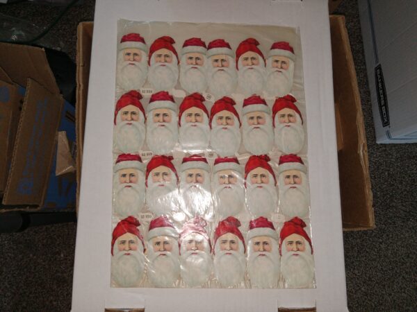 German Die Cuts of Santa Clause