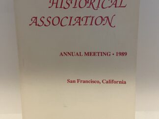 American Historical Association - Annual Meeting - 1989