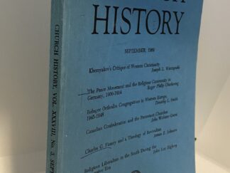 Church History Vol. XXXVIII No. 3 September, 1969