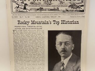 The Pony Express: Vol. XXXVI, No. 9, No. 429, Sonora, California, February, 1970 (Newsletter)