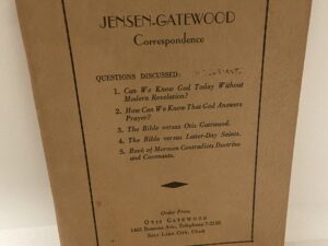 Jensen-Gatewood Correspondence