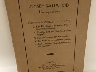 Jensen-Gatewood Correspondence