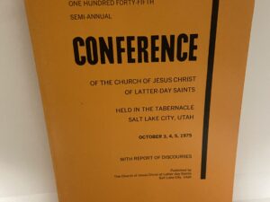 LDS General Conference Report of Discourses October, 1975