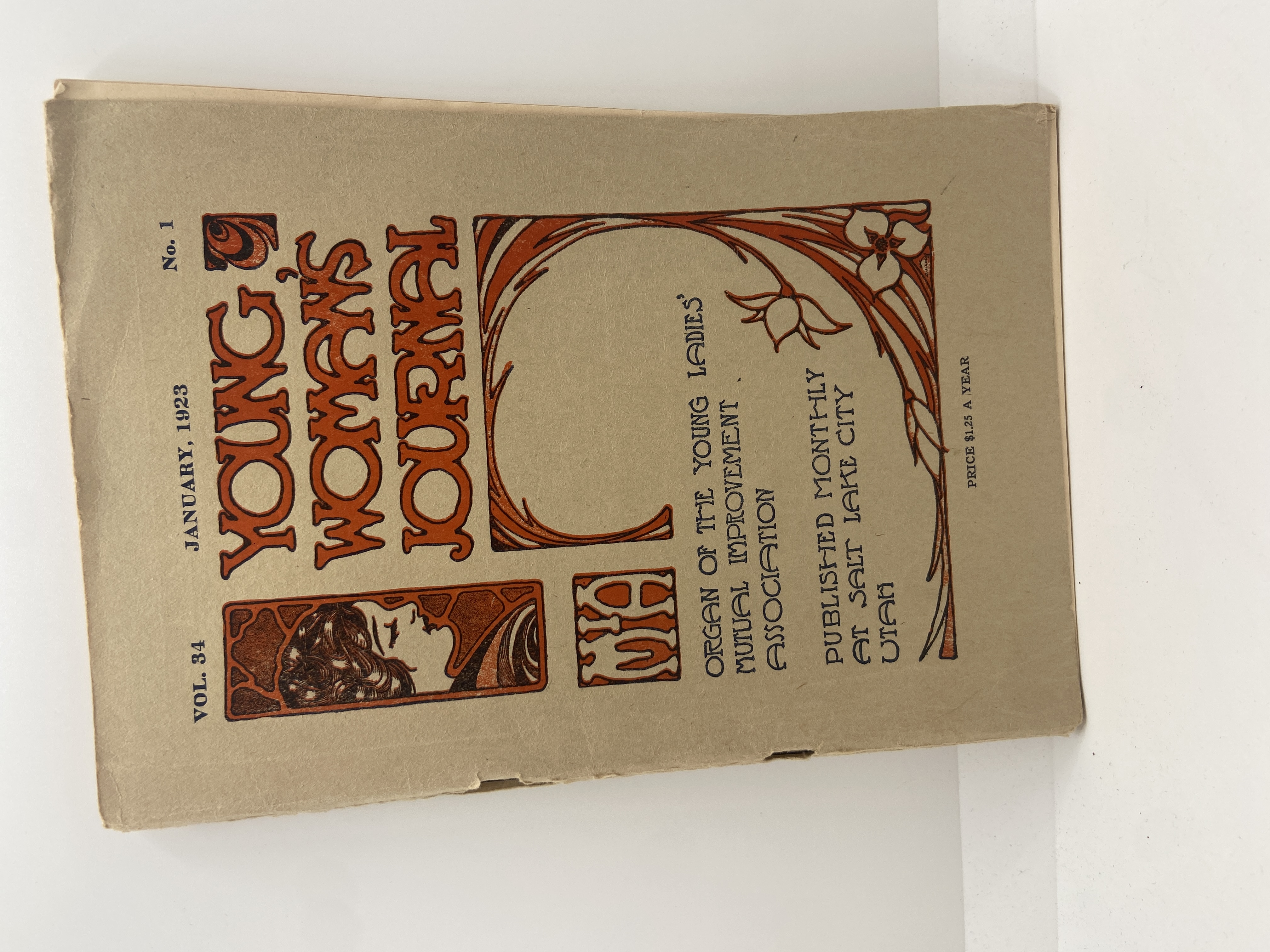 Young Woman’s Journal: Vol. 34, No. 1, January, 1923