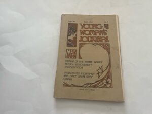 1923- Young Woman’s Journal May 1928 Vol. 4 No.5