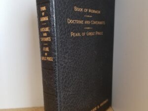 Triple Combination — Black Bendable Leather Binding — 1959 — [Book of Mormon has no title page]