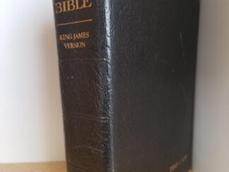 1979 --- Holy Bible - King James [LDS] --- Black Calfskin / Bonded Leather-Lined --- Code at end of the Book of Revelation:  55 MC 79