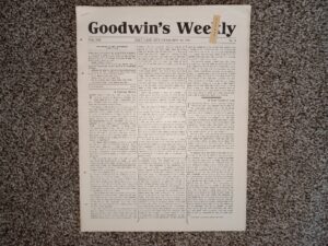 Goodwin’s Weekly: Vol. 19, No. 4, Salt Lake City, Utah, May 13, 1911 (Newspaper) (1911)