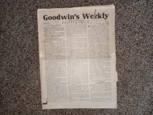 Goodwin’s Weekly: Vol. 19, No. 26, Salt Lake City, Utah, October 14, 1911 (Newspaper) (1911)