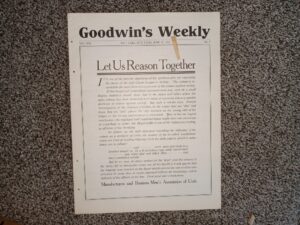 Goodwin’s Weekly: Vol. 19, No. 9, Salt Lake City, Utah, June 17, 1911 (Newspaper) (1911)