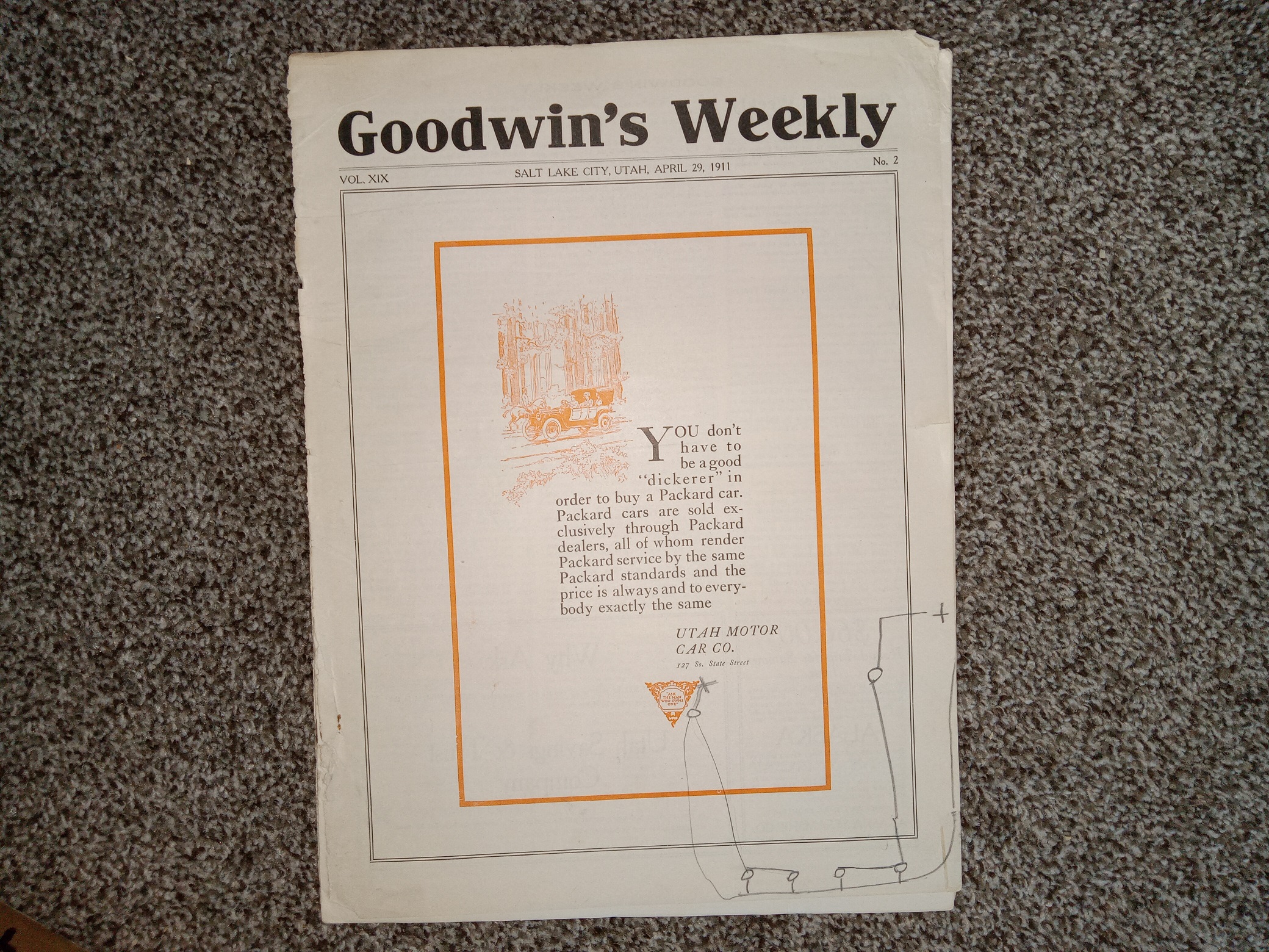 Goodwin’s Weekly: Vol. 19, No. 2, Salt Lake City, Utah, April 29, 1911 (Newspaper) (1911)