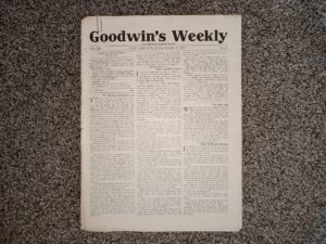 Goodwin’s Weekly: Vol. 20, No. 23, Salt Lake City, Utah, March 23, 1912 (Newspaper) (1912)