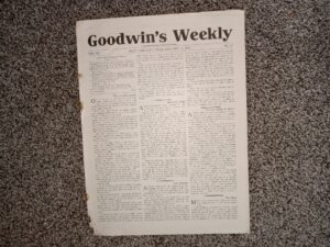 Goodwin’s Weekly: Vol. 20, No. 13, Salt Lake City, Utah, January 13, 1912 (Newspaper) (1912)