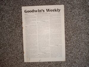 Goodwin’s Weekly: Vol. 20, No. 14, Salt Lake City, Utah, January 20, 1912 (Newspaper) (1912)