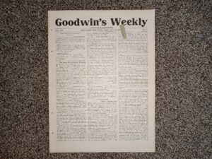 Goodwin’s Weekly: Vol. 20, No. 17, Salt Lake City, Utah, February 10, 1912 (Newspaper) (1912)